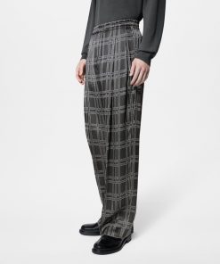 Uomo Louis Vuitton Pantaloni | Pantaloni Morbidi In Misto Seta