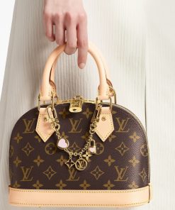 Donna Louis Vuitton Portachiavi E Charms Per Borse | Charm Per Borse Lv Iconic Heart