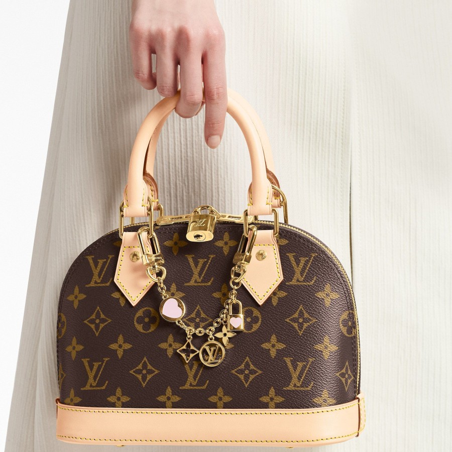 Donna Louis Vuitton Portachiavi E Charms Per Borse | Charm Per Borse Lv Iconic Heart