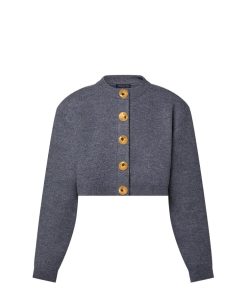 Donna Louis Vuitton Cappotti E Giacche | Cardigan Corto In Maglia Compatta