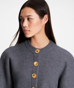 Donna Louis Vuitton Cappotti E Giacche | Cardigan Corto In Maglia Compatta