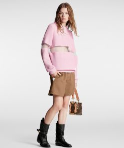 Donna Louis Vuitton Maglieria | Maglione In Cachemire Con Catenella Rose