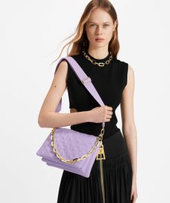 Donna Louis Vuitton Borse Con Catenella E Clutches | Borsa Coussin Pm Parme