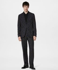 Uomo Louis Vuitton Blazer E Giacche | Giacca Monopetto Napolitana In Misto Lana