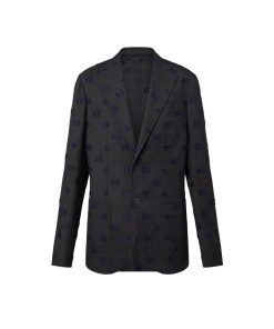 Uomo Louis Vuitton Blazer E Giacche | Giacca Monopetto Napolitana In Misto Lana