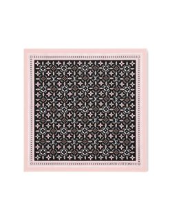 Donna Louis Vuitton Foulard In Seta E Bandeaux | Foulard Monogram Petal 45 Nero