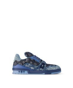 Uomo Louis Vuitton Sneakers | Sneaker Lv Trainer Blu