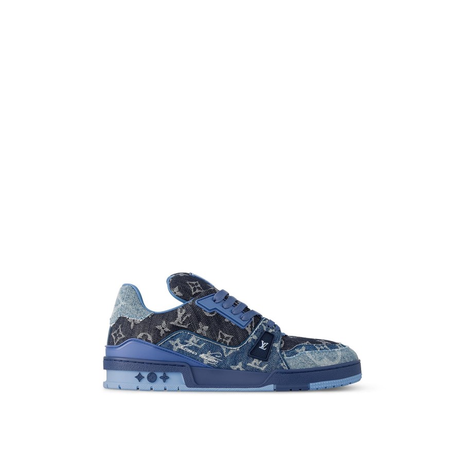 Uomo Louis Vuitton Sneakers | Sneaker Lv Trainer Blu