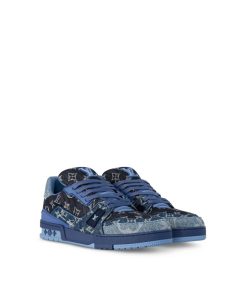 Uomo Louis Vuitton Sneakers | Sneaker Lv Trainer Blu