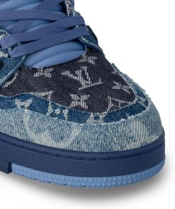 Uomo Louis Vuitton Sneakers | Sneaker Lv Trainer Blu