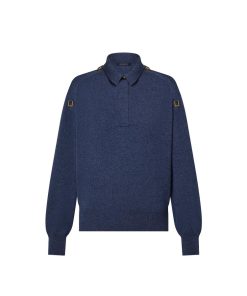 Donna Louis Vuitton Maglieria | Pullover-Polo In Cachemire Con Anelli A D