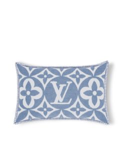 Donna Louis Vuitton Accessori Per La Casa | Cuscino Lv Medallion Blu