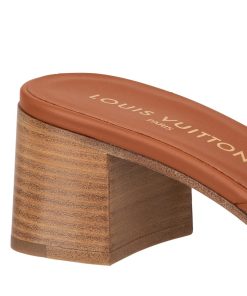 Donna Louis Vuitton Mule E Slider | Mule Lv Isola Cognac