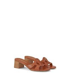 Donna Louis Vuitton Mule E Slider | Mule Lv Isola Cognac