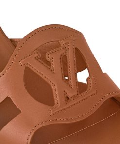 Donna Louis Vuitton Mule E Slider | Mule Lv Isola Cognac