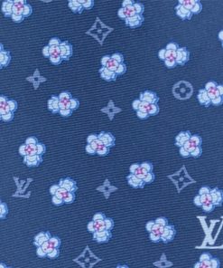 Uomo Louis Vuitton Cravatte E Fazzoletti Da Taschino | Cravatta Vivienne Swing Blu