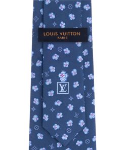 Uomo Louis Vuitton Cravatte E Fazzoletti Da Taschino | Cravatta Vivienne Swing Blu