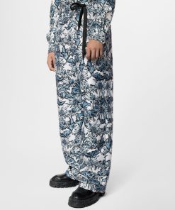 Uomo Louis Vuitton Pantaloni | Pantaloni A Taglio Comodo Con Drappeggio