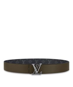 Uomo Louis Vuitton Cinture | Cintura Lv Line 40 Mm Reversibile