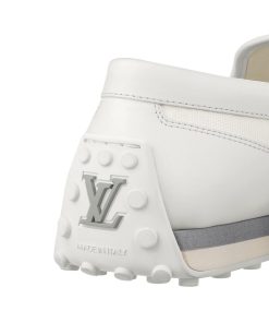 Uomo Louis Vuitton Mocassini | Mocassino Lv Racer Bianco