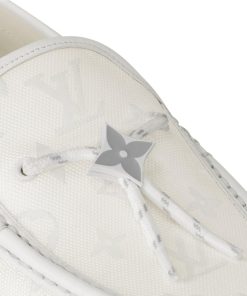 Uomo Louis Vuitton Mocassini | Mocassino Lv Racer Bianco