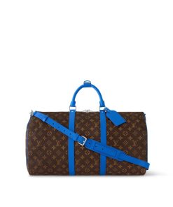 Donna Louis Vuitton Borse Da Viaggio | Keepall Bandouliere 50 Blu Tie-Dye