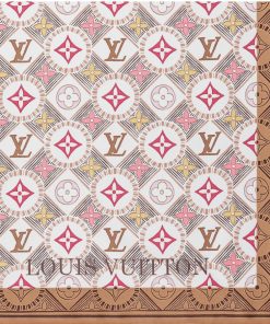 Donna Louis Vuitton Foulard In Seta E Bandeaux | Foulard Monogram Tiles 70