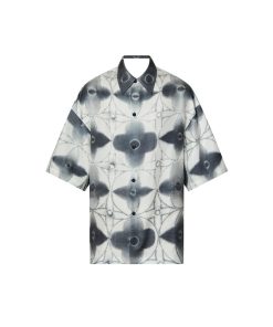 Uomo Louis Vuitton Camicie | Camicia Morbida A Maniche Corte Con Bottoni