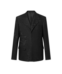 Uomo Louis Vuitton Blazer E Giacche | Giacca Da Smoking Con Motivo Lv Music Line