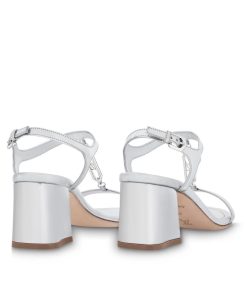 Donna Louis Vuitton Sandali E Espadrillas | Sandalo Dita Silver