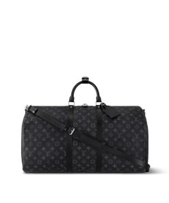 Uomo Louis Vuitton Borse Da Viaggio | Keepall Bandouliere 55