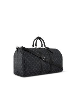 Uomo Louis Vuitton Borse Da Viaggio | Keepall Bandouliere 55