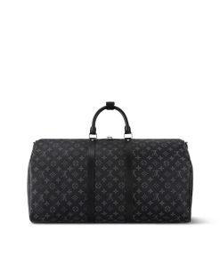 Uomo Louis Vuitton Borse Da Viaggio | Keepall Bandouliere 55