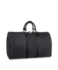 Uomo Louis Vuitton Borse Da Viaggio | Keepall Bandouliere 55