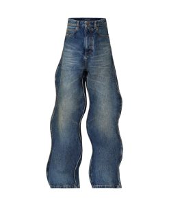 Uomo Louis Vuitton Pantaloni | Pantaloni In Denim Lavato