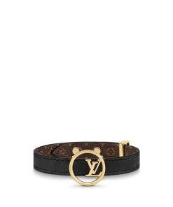 Donna Louis Vuitton Bracciali | Bracciale In Pelle Lv Eclipse