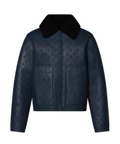 Uomo Louis Vuitton Capispalla E Cappotti | Giubbotto In Shearling Con Motivo Monogram