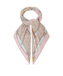 Donna Louis Vuitton Foulard In Seta E Bandeaux | Foulard Denimgram Confidential 90