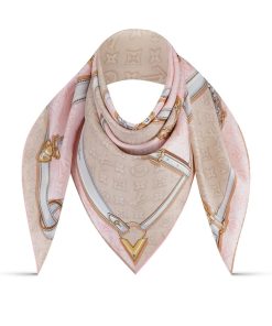 Donna Louis Vuitton Foulard In Seta E Bandeaux | Foulard Denimgram Confidential 90